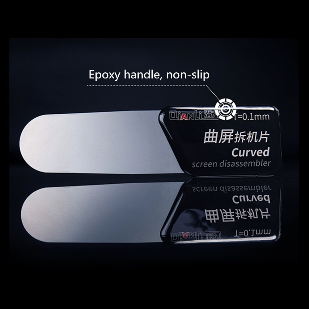 Qianli telefono cellulare curvo schermo LCD apertura leva strumenti Display cellulare Ultra sottile flessibile in acciaio inossidabile leva leva Spudger