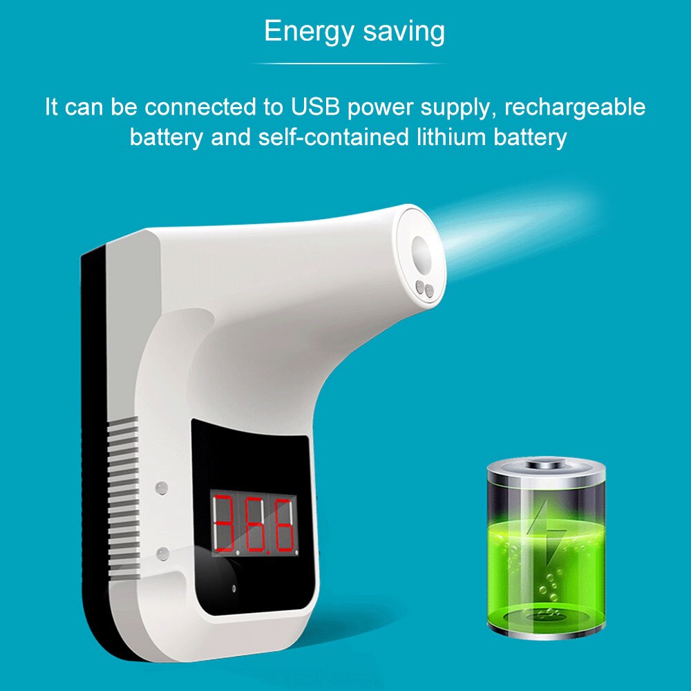 Tntelligent infrarojo digital automatic temperature recognition fever detection infrarouge alarme temperature sensor thermometer