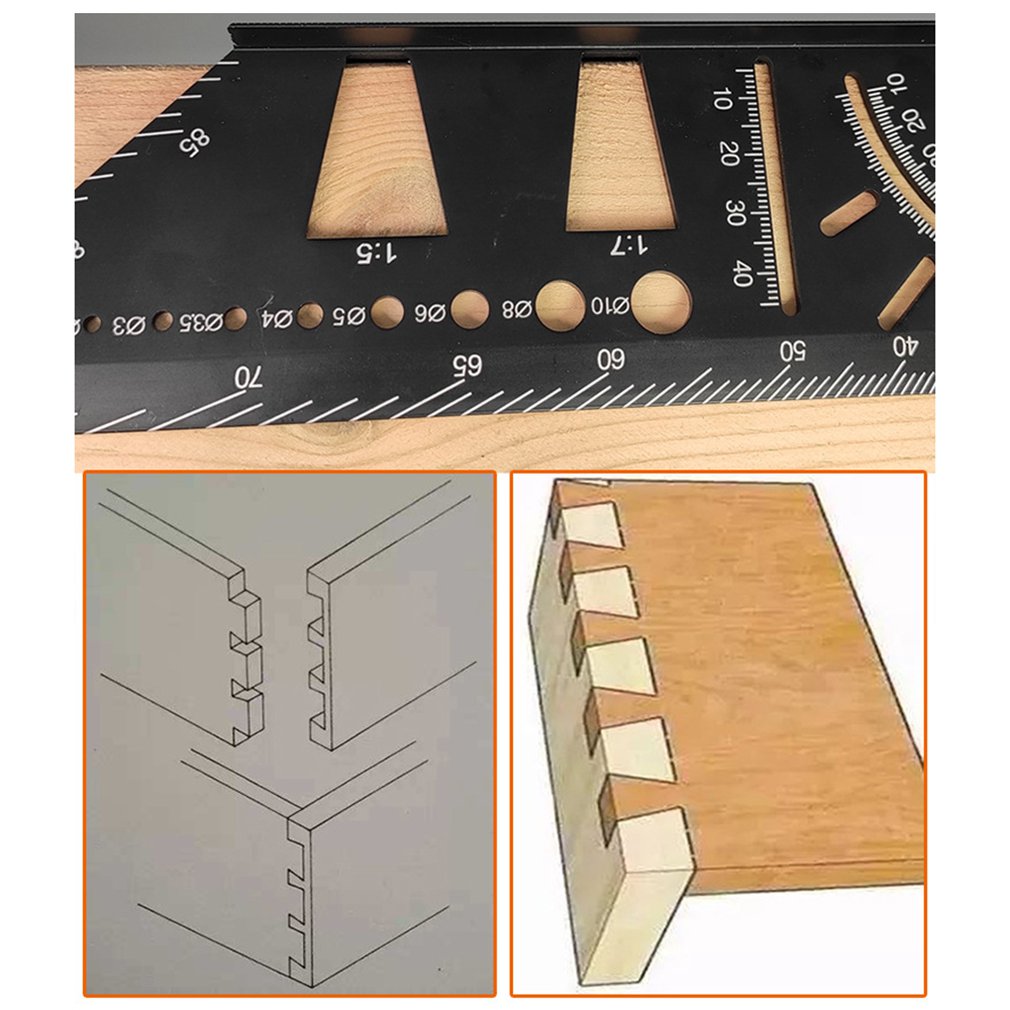 Multi-Function Square 45 Degree 90 Degree Ruler 3D... – Grandado