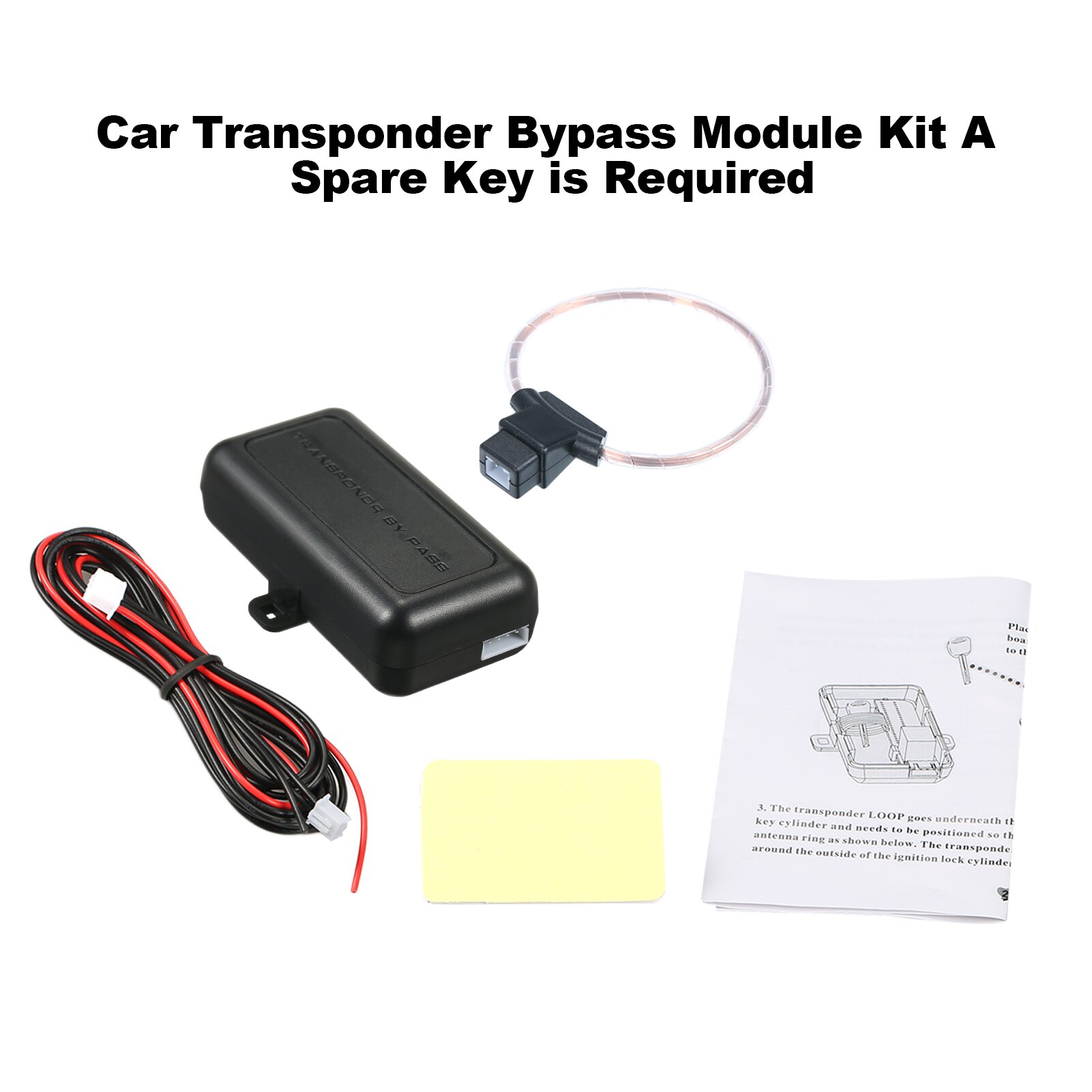 Transponder Bypass Module Kit Car Immobilizer A Spare Key is Required
