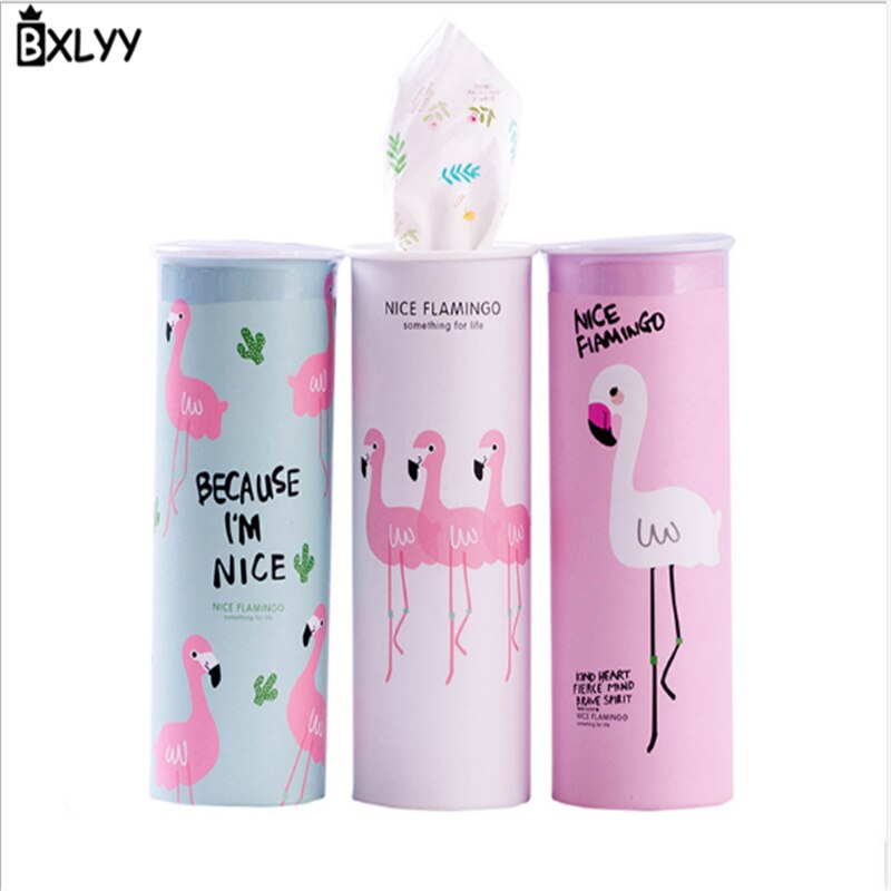 BXLYY Creatieve Flamingo Auto Papier Multi-stijl Draagbare Tissuepapier Bruiloft Decoratie Feestartikelen Verjaardag Unicor Party.7z: Random 1pc2