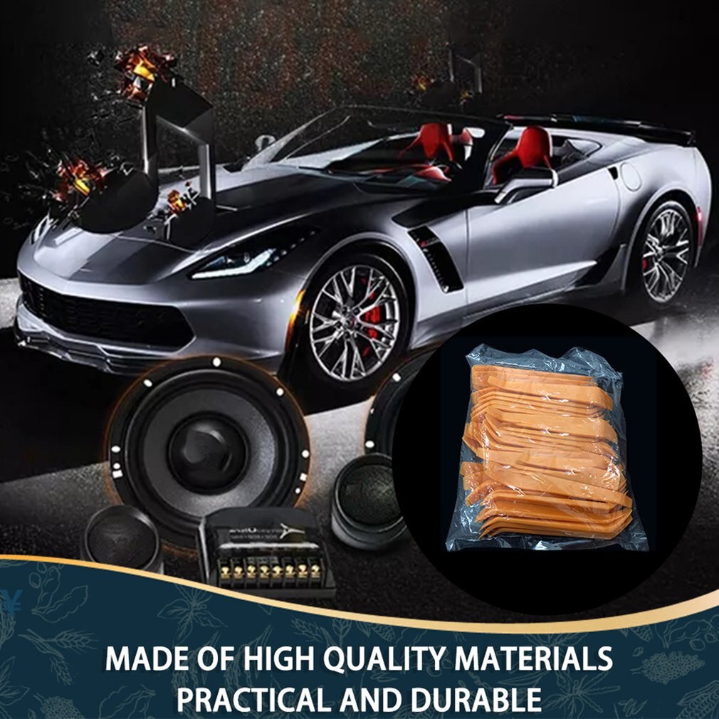 Car audio modification and disassembly tools, plastic crowbar