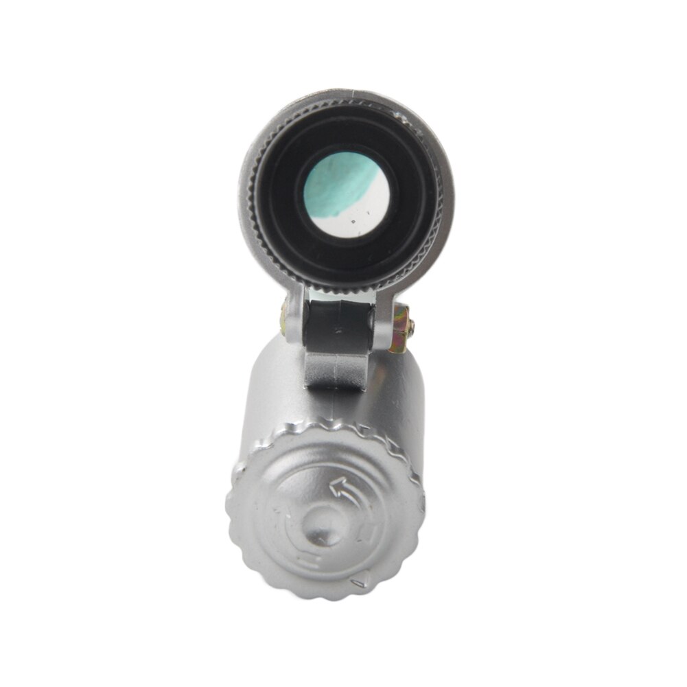 Portable Mini 45X 2LED Pocket Microscope Magnifier with Black case Jeweler Loupes Glass Lens with PVC leather pouch