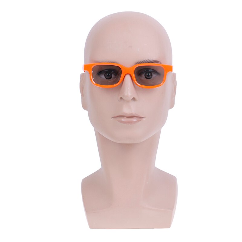 Gafas 3D polarizadas para niños, lentes de talla para niños, circulares, pasivas, 3D, películas, TV, películas, 2 colores, 1 ud.