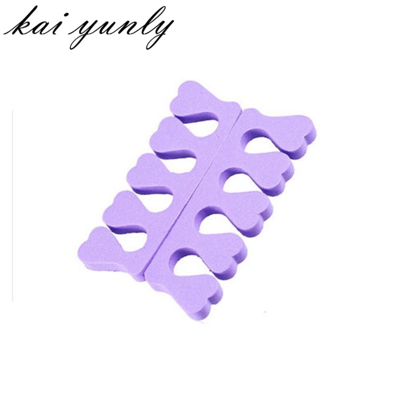 100pcs Soft Finger Toe Separator Tool Nail Art Pedicure Manicure for Nail Art #F