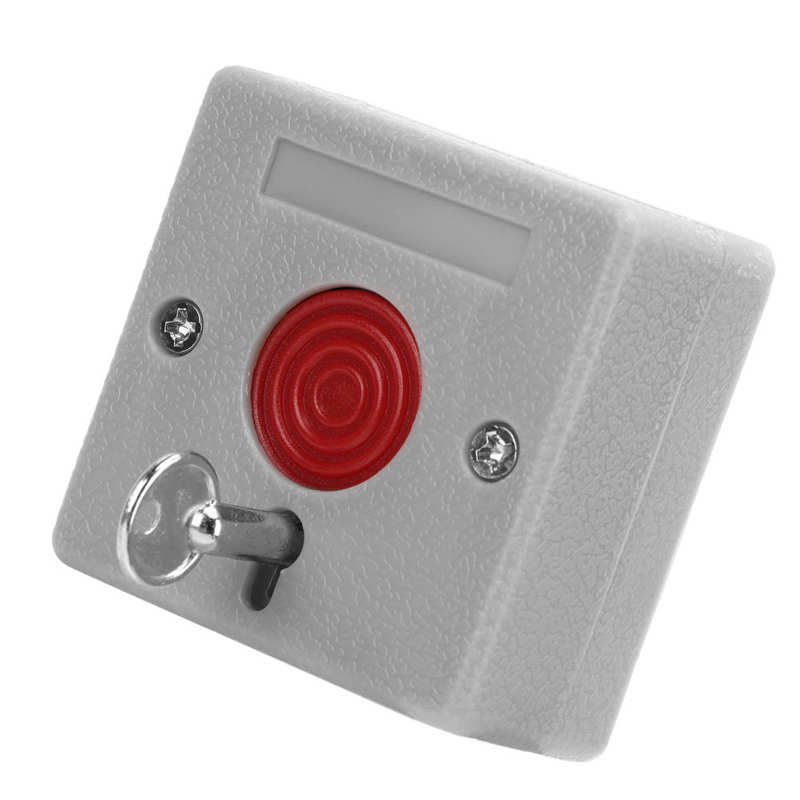 Panic Button Button Alarm Convenient Practical with Key for Banks for Homes
