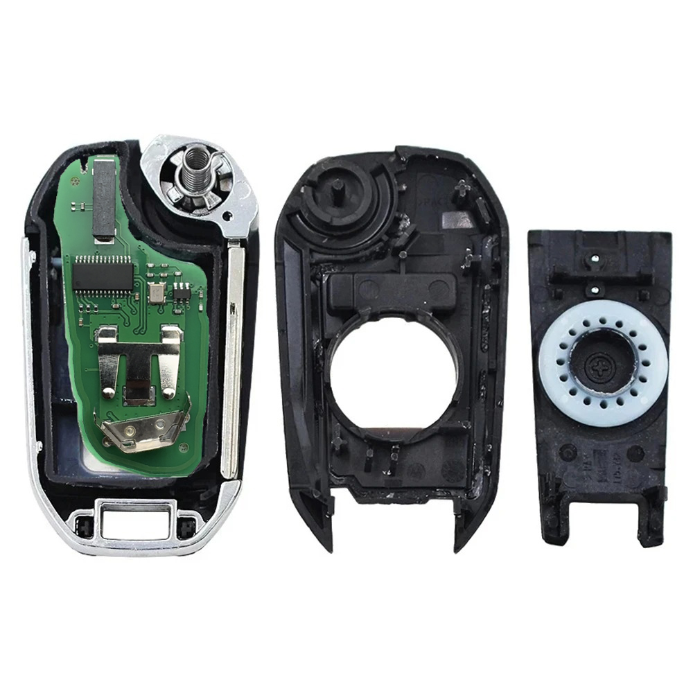 SUPERKEY 4A puce rabattable clé de voiture pliante à distance 433 MHZ HU83 VA2 lame pour Peugeot 308 4008 pour citroën Aircross C3 C4 C5 C6