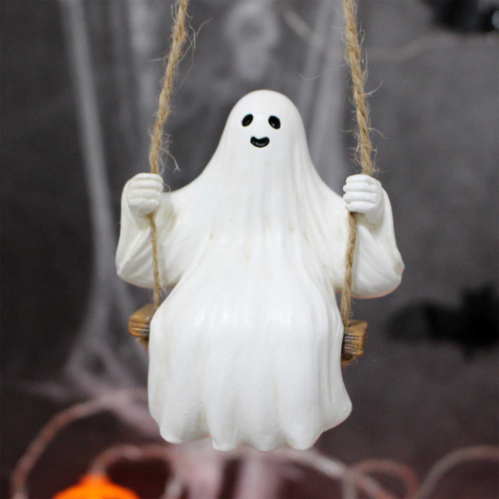 Halloween Decorations Ghost Figurines Halloween Ghost Hanging Ornament for Halloween Parties Decor
