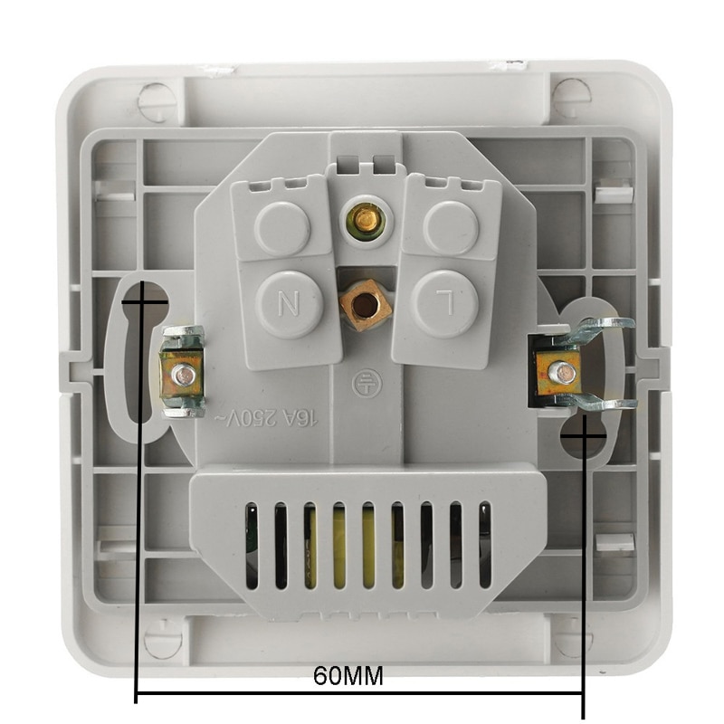 Smart Home Best Dual USB Port 2400mA Wall Charger Adapter 16A EU Standard Electrical Plug Socket Power Outlet Panel