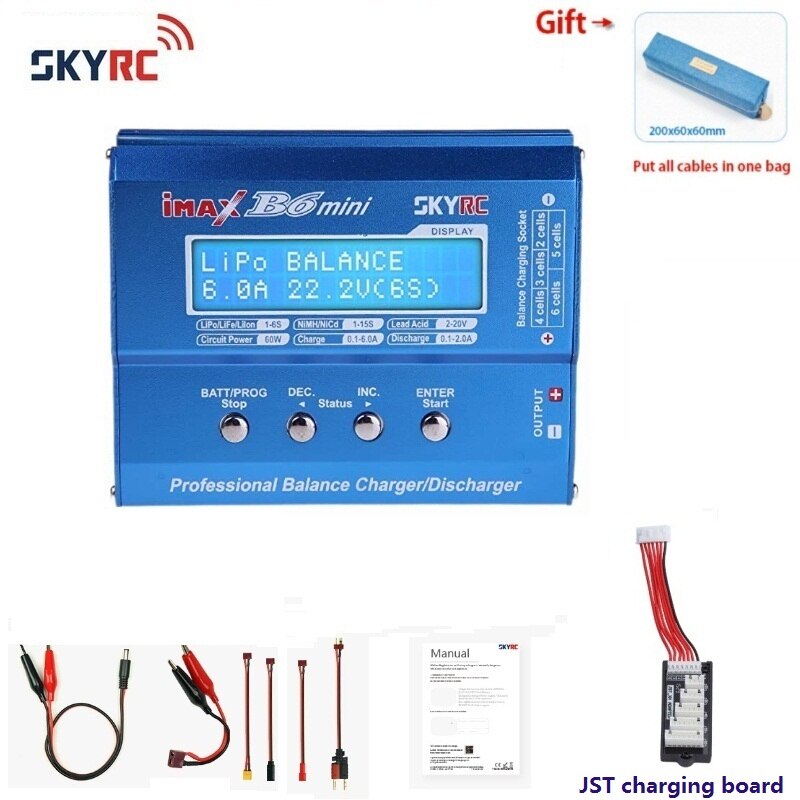 100%  skyrc imax  b6 mini balans lader/ontlader sk -100084-01 met adapter anti-namaakcode: Mini-collocatie 3