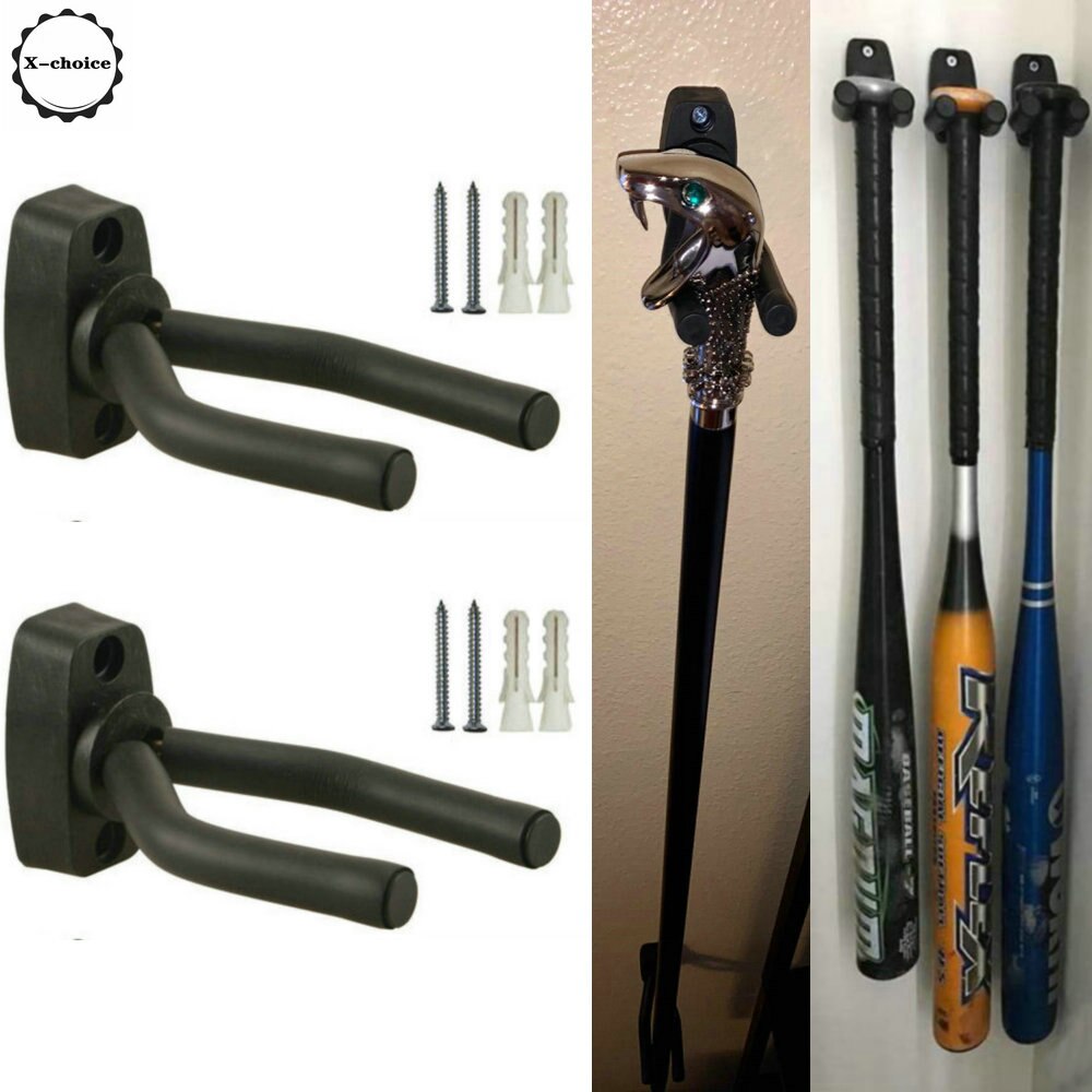 Multi-function Vertical Display Sturdy Baseball Bat /Scepter Holder Bat Hooks for Baseball Softball Bat