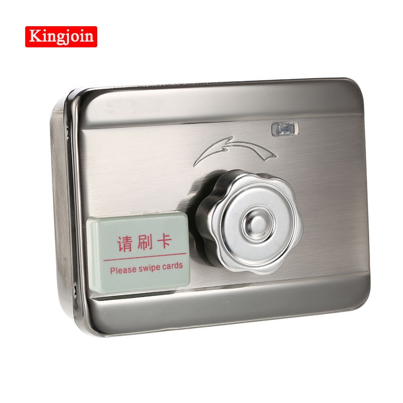 Electric Control Access Mute Lock Electric Door Lock With Remote Controller and ID Card For Doorbell Intercom Access Control