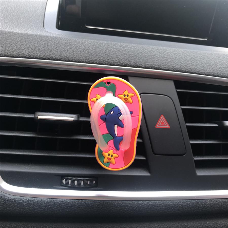 Zapatillas pequeñas de Color para modelar coche, clip de perfume decorativo, decoración de perfume para coche, ambientador: D