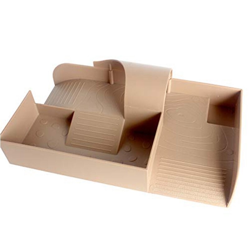 -Creation Core Deluxe-Acuario anfibio de tortuga con caja de rampa, hábitat de reptiles, tanque de acuarios