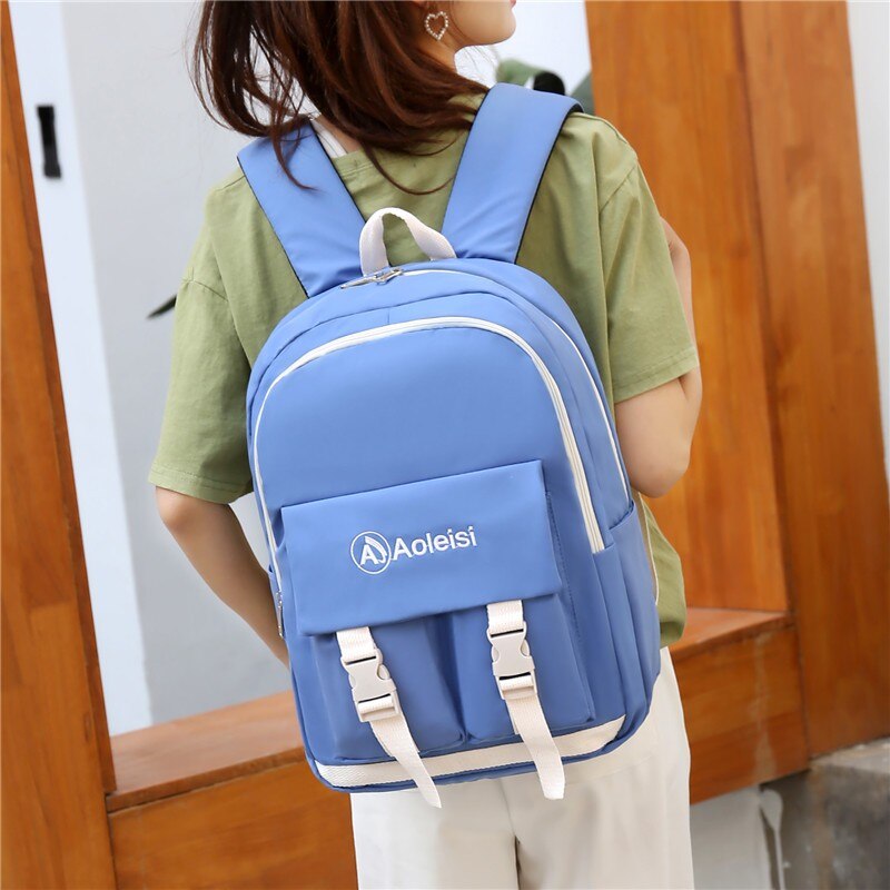 Kawaii Japanese Women Bag Large Capacity Backpack Nylon Waterproof Anti-theft School Bags