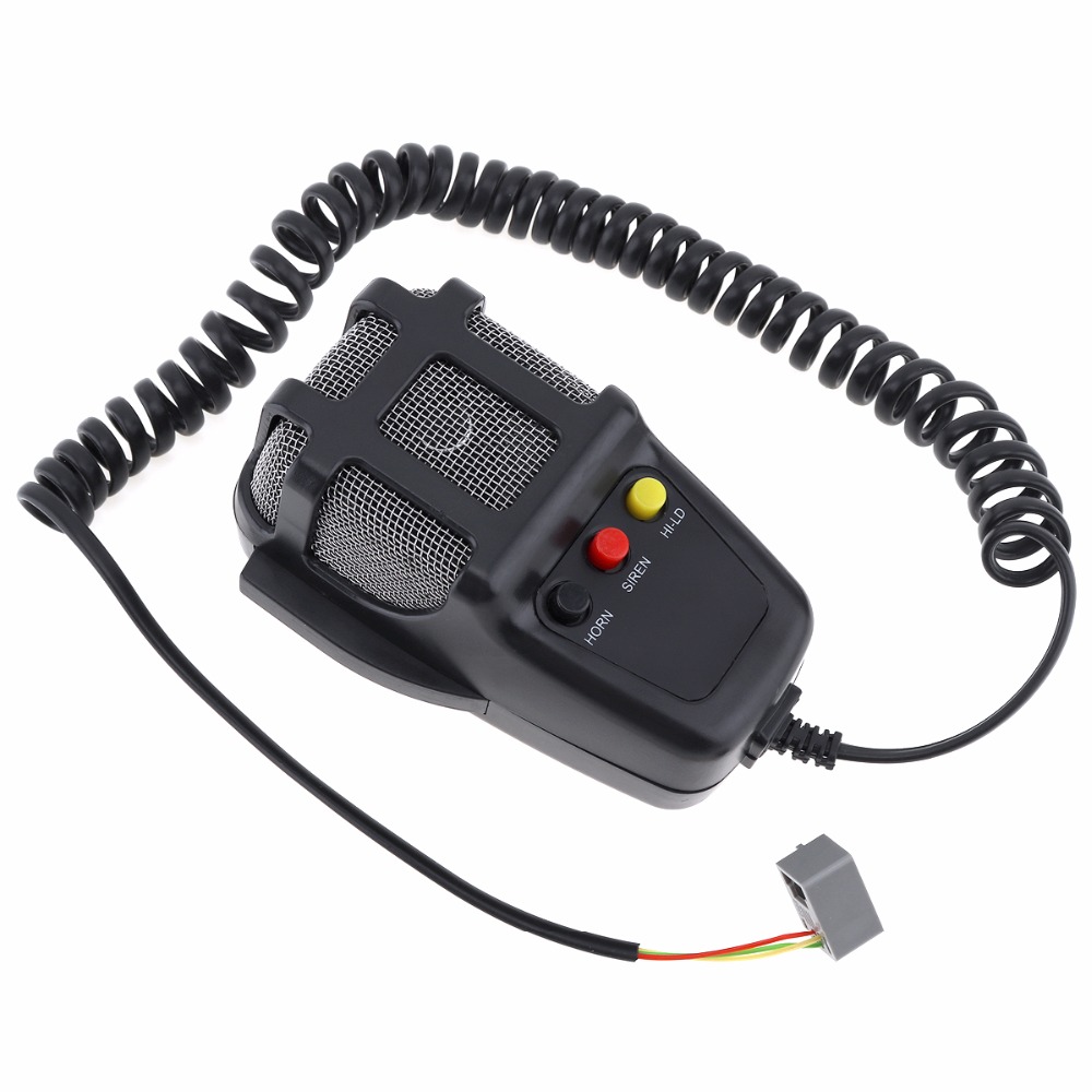 100w 12v 3 / 5 / 7 lyd bil elektronisk advarselssirene motorcykel alarm brandmænd ambulance højttaler med mikrofon til bil