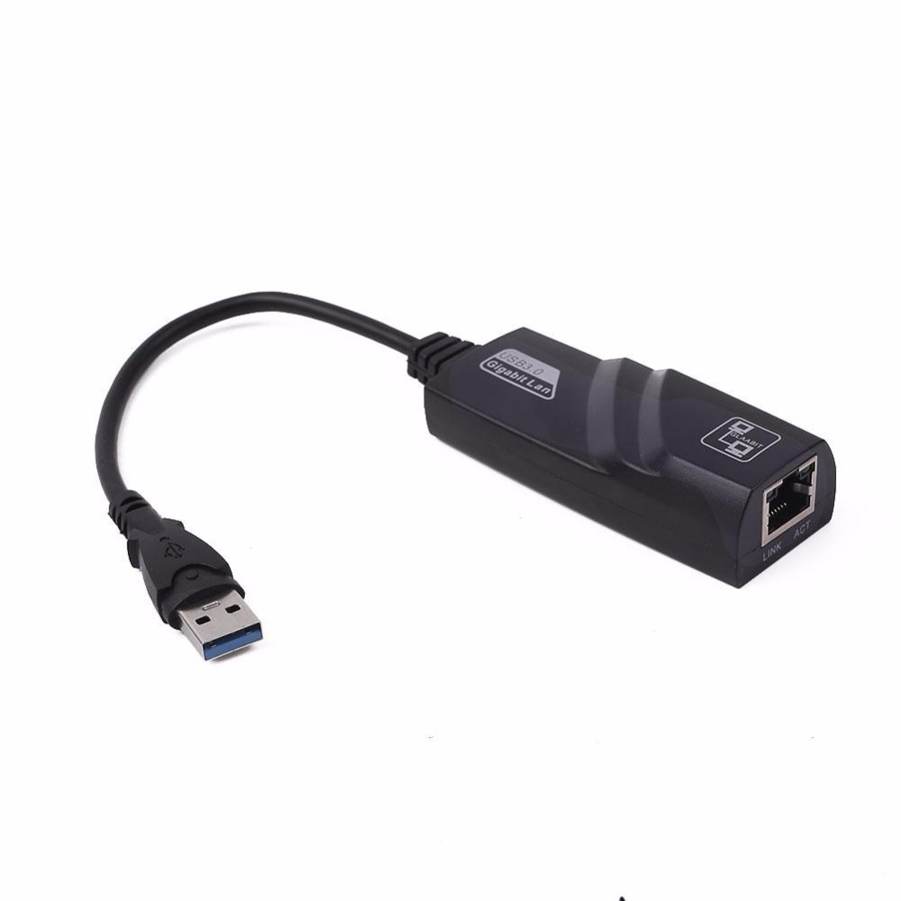 Cewaal USB 3.0 naar 10/100/1000 Gigabit Rj45-poort Ethernet Adapter High Speed Voor PC