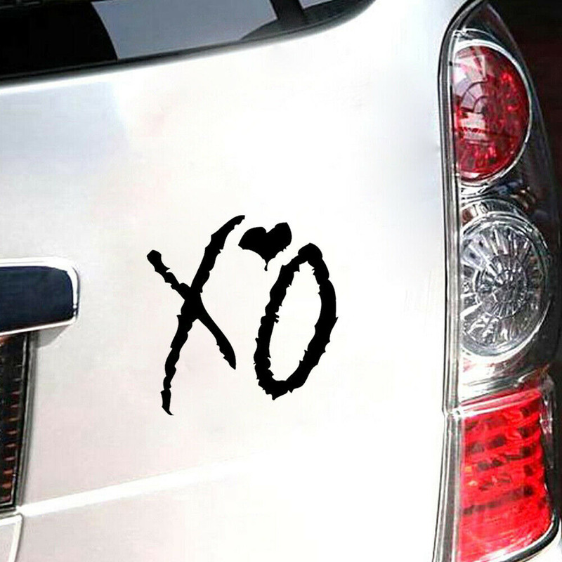 The Weeknd XO Vinyl Sticker Car Truck Window Laptop Wall Art Decal Decoration Auto Accessories
