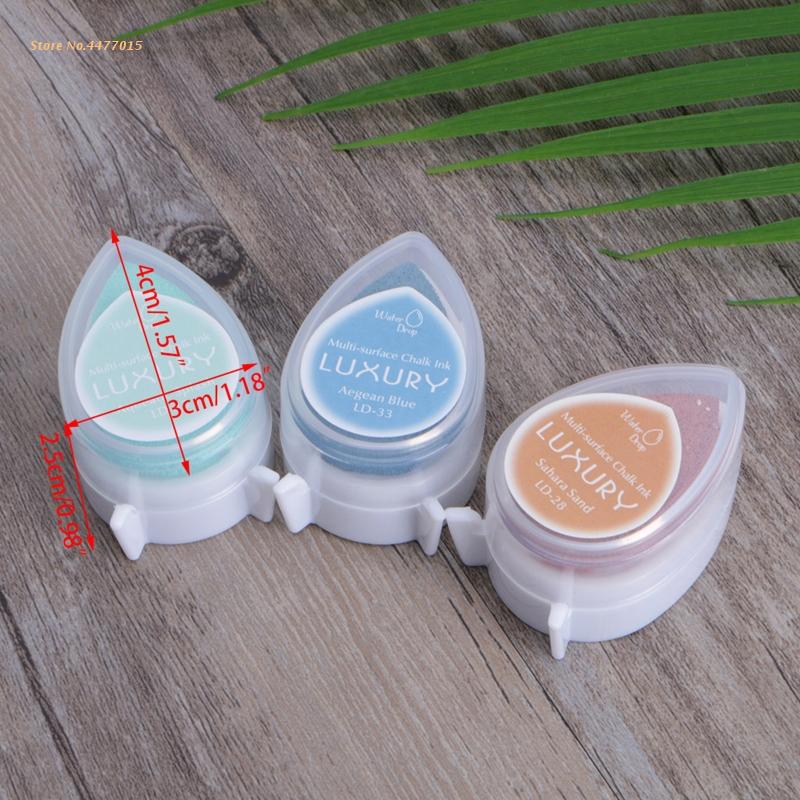 Colorful Ink Pad Finger Stamp Ink Pad Washable Safe Non Toxic for Kid DIY Crafts