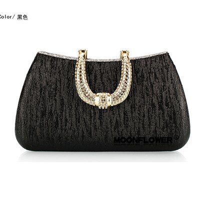 Europa e rússia moda saco de noite feminina bolsa de embreagem bolsa de ombro minimalista compõem saco feminino noite tote bolsa: black