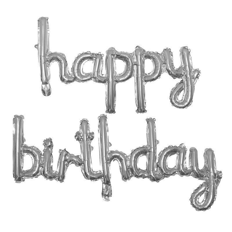 16Inch Letters Gelukkige Verjaardag Folie Ballonnen Gelukkige Verjaardag Partij Decoratie Kids 1st Verjaardag Ballonnen Baby Shower Benodigdheden