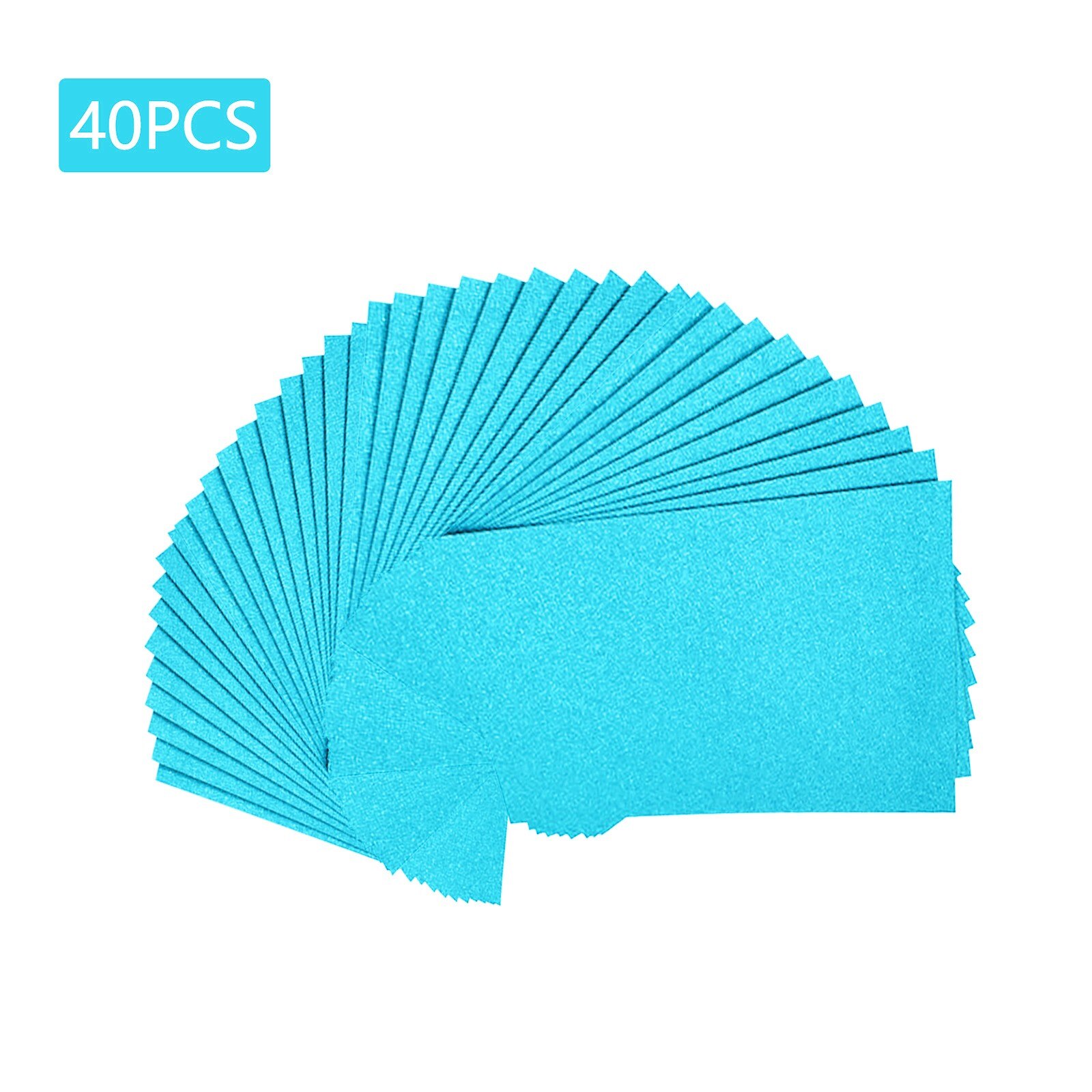 Papier artisanal brillant pour cartes Flash A4 avancé, papier Flash non adhésif, Stock de cartes, outil artisanal brillant pour enfants,: C40PCS