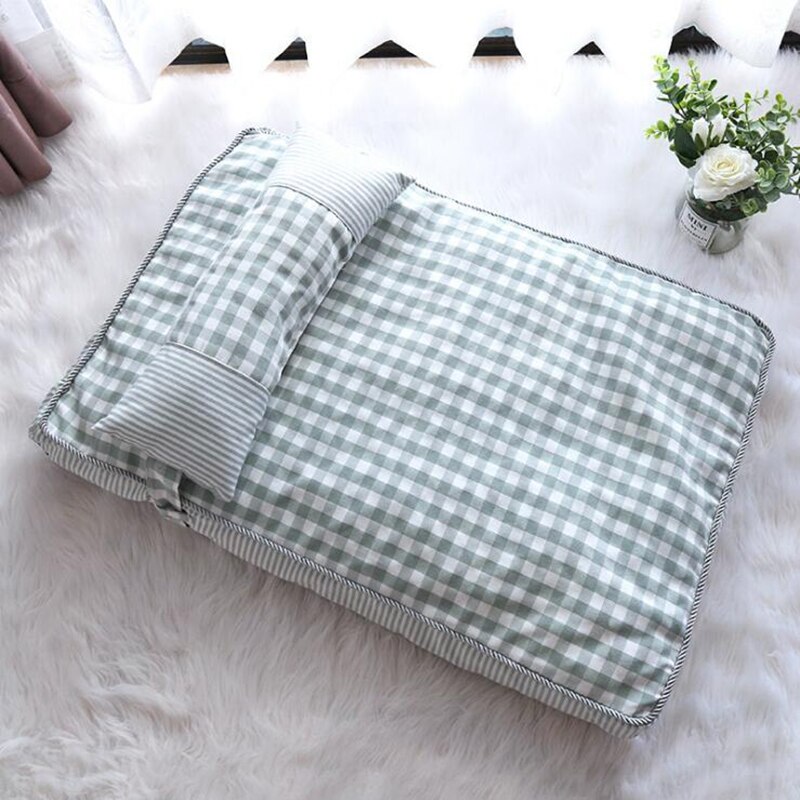 Lit en treillis doux pour animaux de compagnie, petit moyen chien, nid doux pour chiens, banc de relaxation de maison lavable toutes saisons chat chiot tapis de chenil