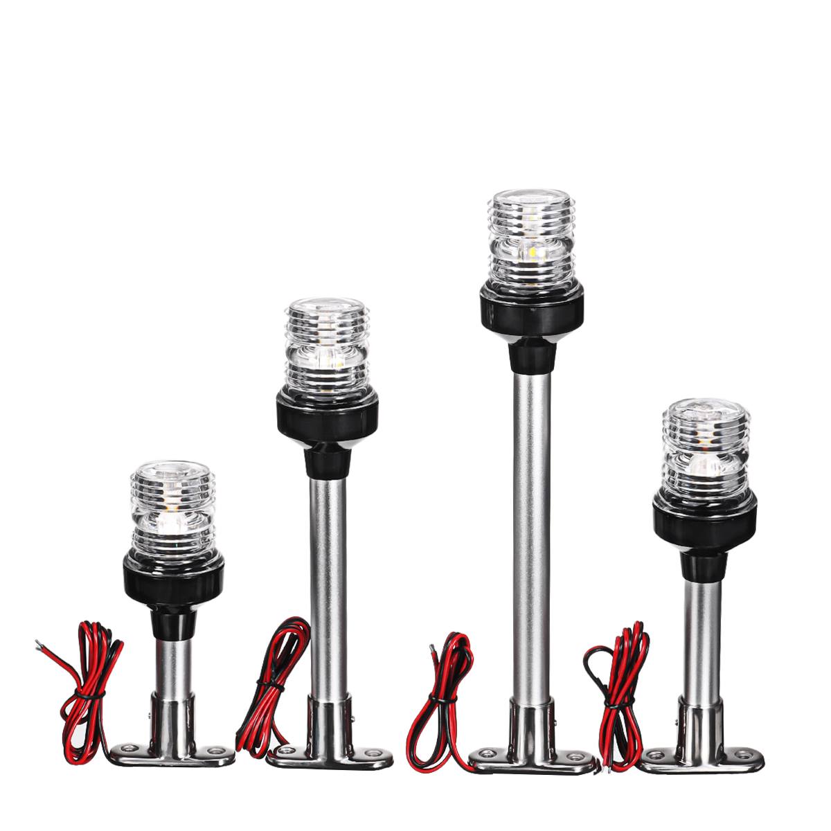 Fold Down LED Navigation Light Signal Warning Lamp 360 Degree light Signal Lamp 12~24 V For Marine Boat Yacht Truck Trailer Van