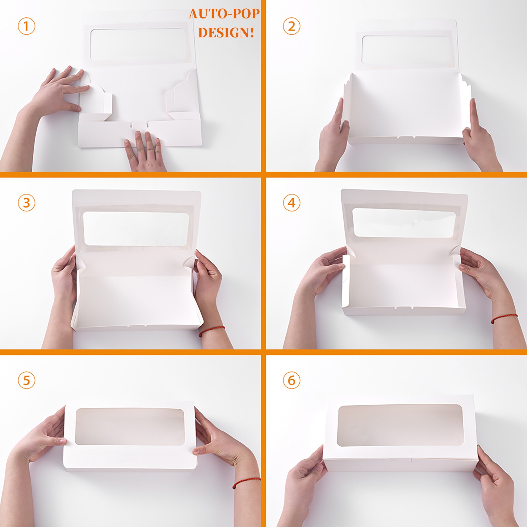 25Pack Cake Dozen Goodies Dozen Cookie Dozen Partij Gunst Dozen Papier Dozen Voor Verjaardagsfeestje En Voor Bruiloft met Venster