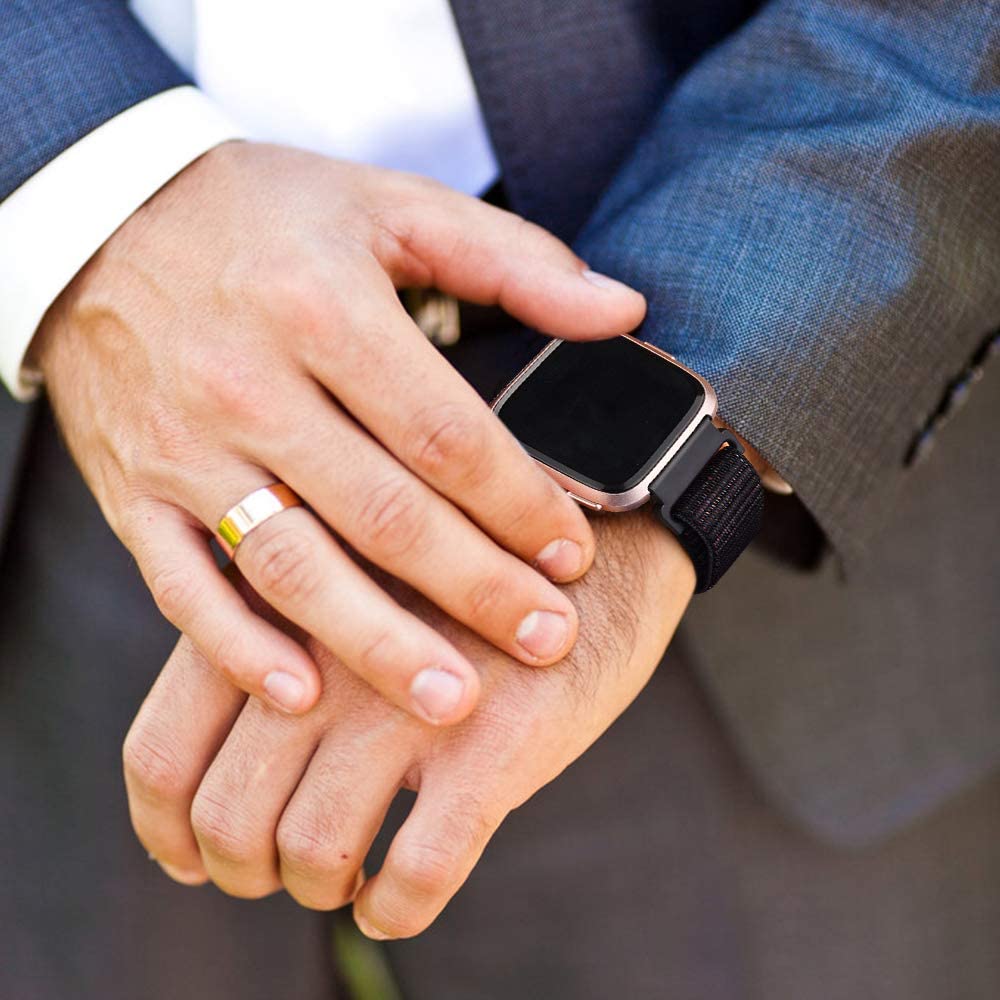 Strap for Fitbit Versa 2 band correa Smart watch replacment Watchband Nylon Sport Loop Bracelet correa Fitbit Versa 2 band