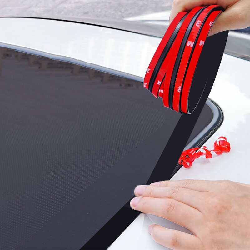 Auto Seal Protector Sticker Window Edge Windshield Roof Rubber Sealing Strip Car Rubber Seal Strips Noise Insulation Accessories