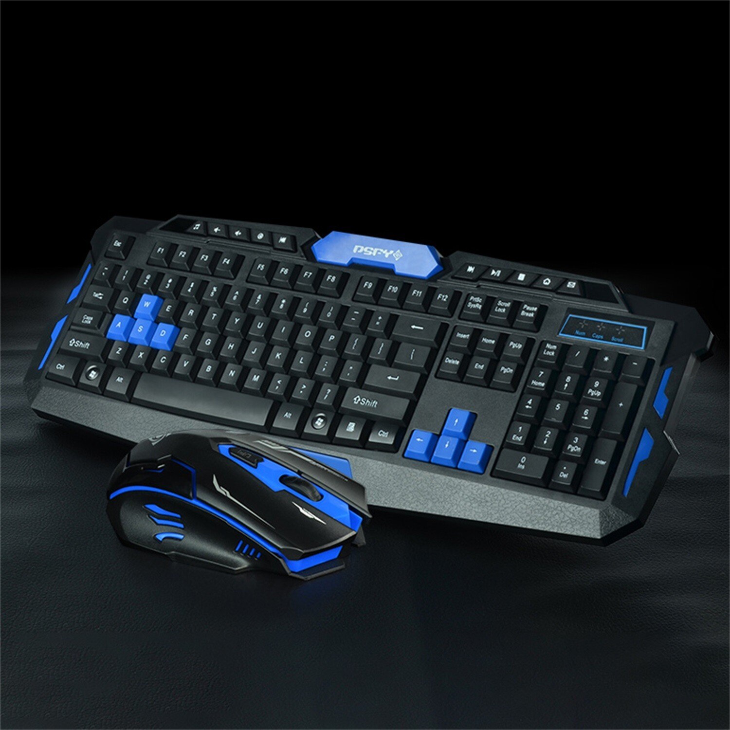 LED Breathing Backlight Pro Gaming Keyboard Mouse Combos USB Wireless Mechanical Keyboard Mouse Set For PC Laptop