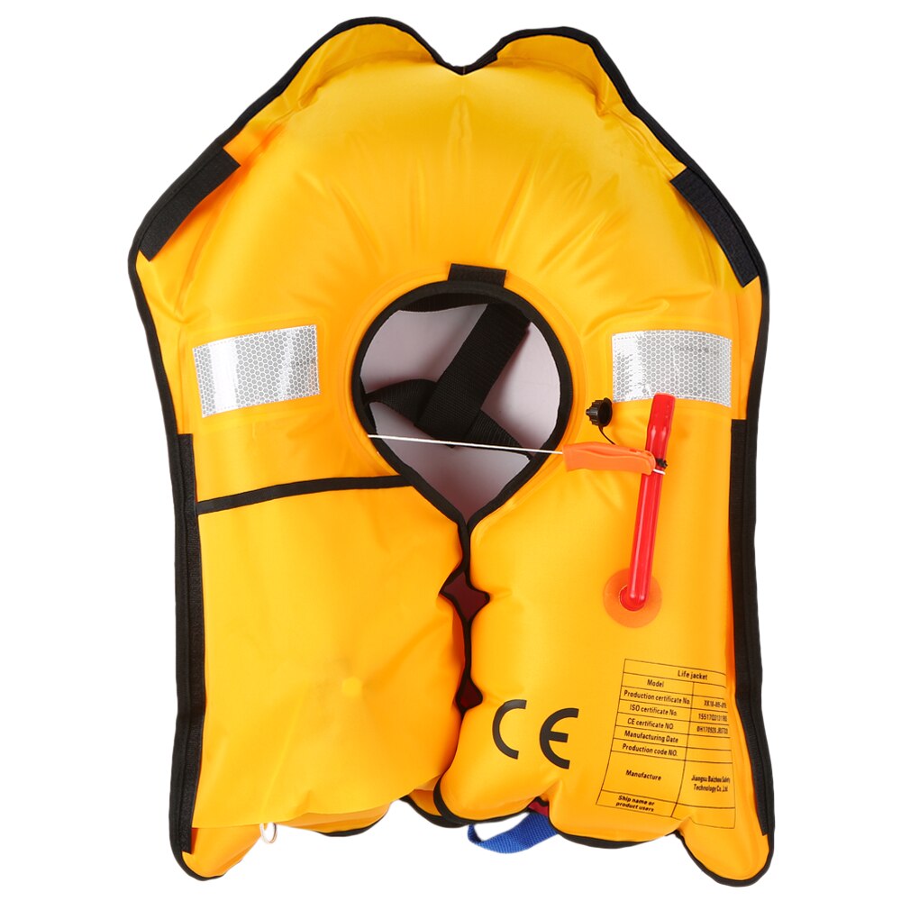 Inflatable Life Jacket Adult Life Vest Water Sports Swimming Fishing Survival Jacket Water Sports Man Jacket Polyester Life Vest