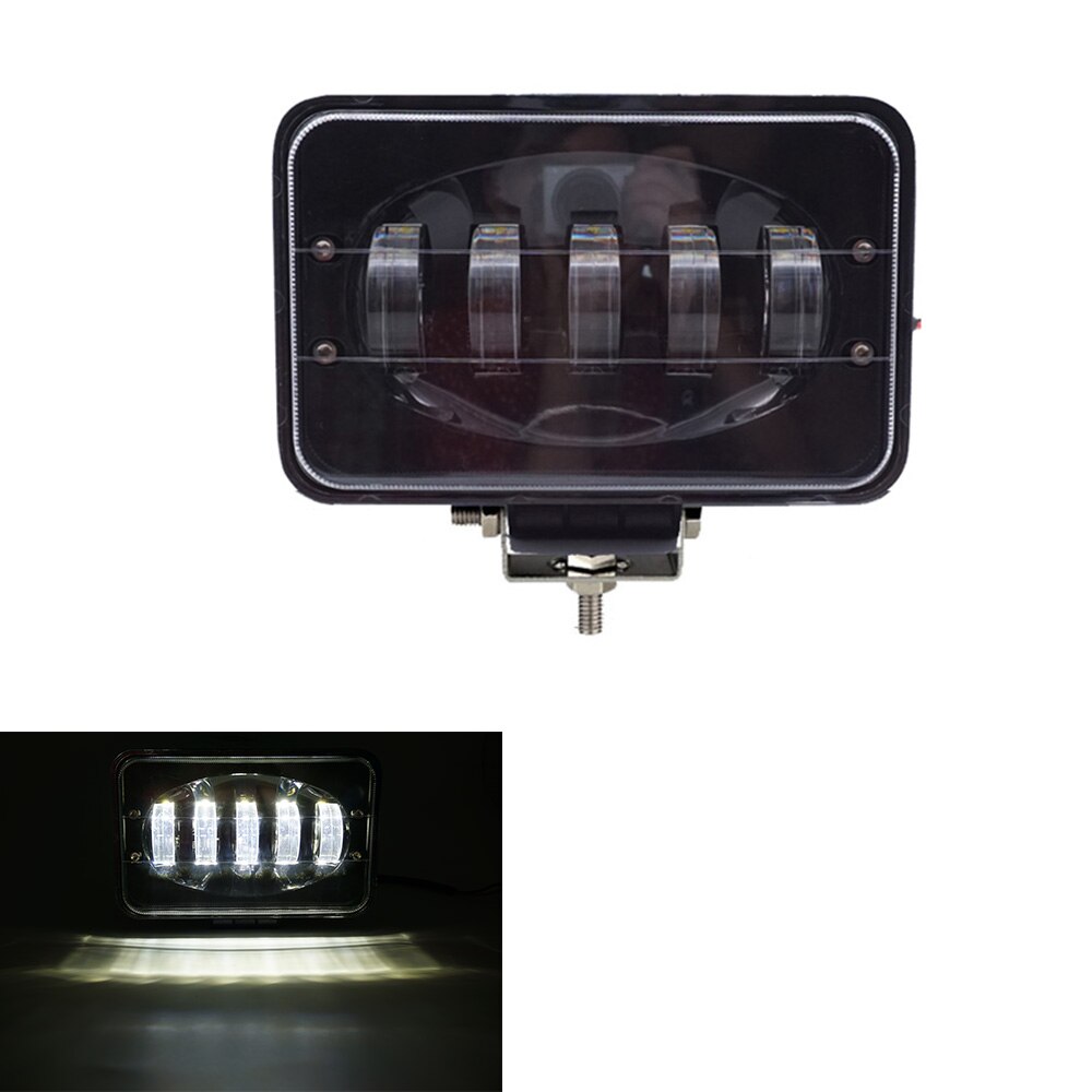 Barra de luces Led para coche foco de luz de trabajo de 6 pulgadas, 50W, 12V, 24V, lámpara de conducción por inundación para camión, remolque, SUV, camioneta, barco, 4x4, Moto