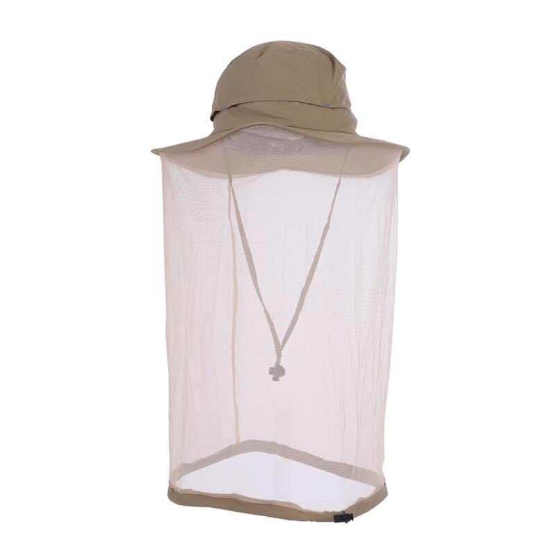 Outdoor Vissen Cap Midge Mosquito Insect Hoed Vissen Hoed Bug Mesh Head Netto Gezicht Protector Travel Camping Cap Hoeden