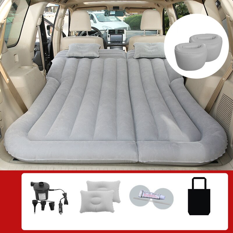 In Auto Aufblasbare SOFA KISSEN Bett Luft Matratze Universal SUV Auto Reise Schlafen Pad Outdoor Camping Matte Auto Reise Matratze: D2   Flocking Cloth