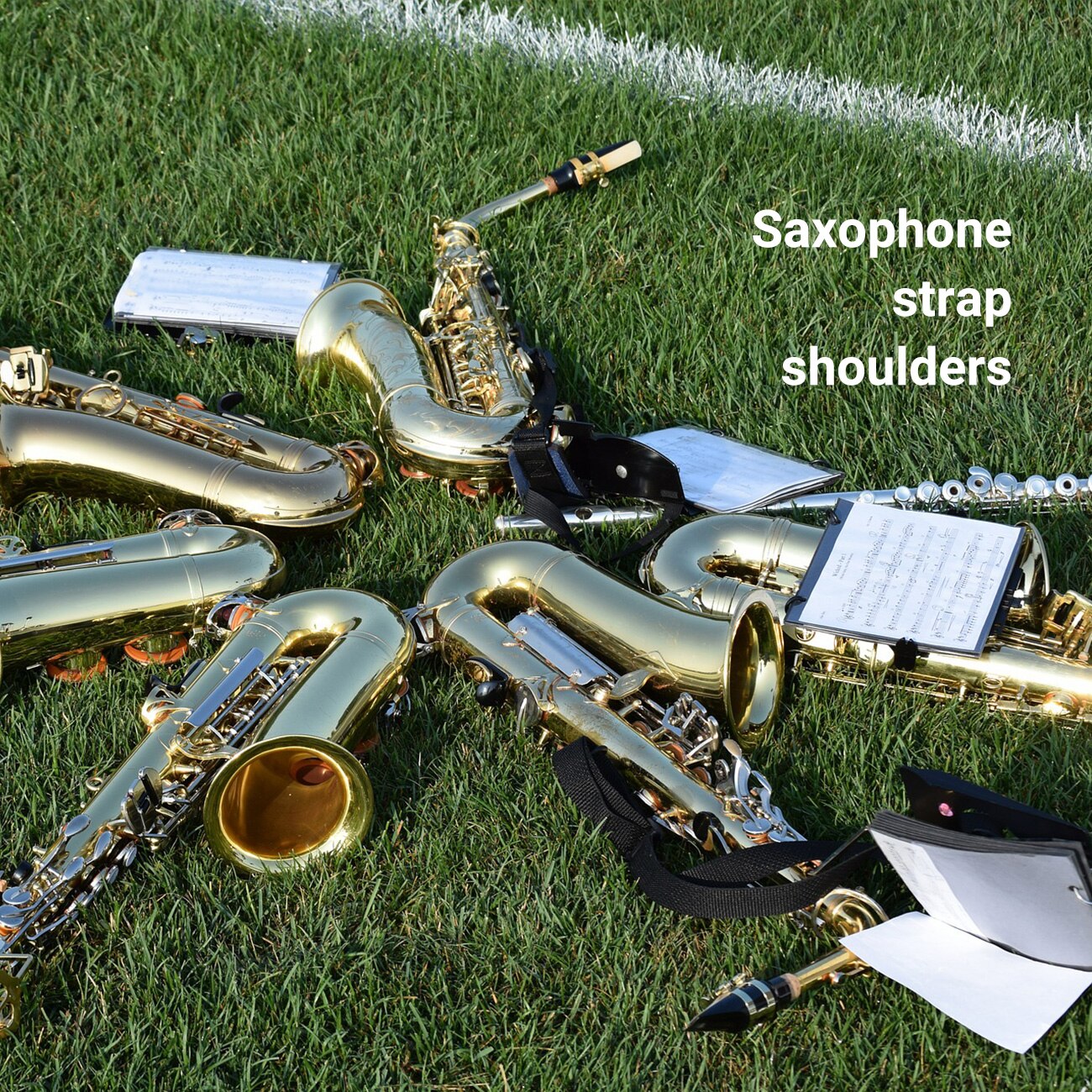 Saxophone Strap Harness for Alto Tenor Soprano - Soft Band Hook