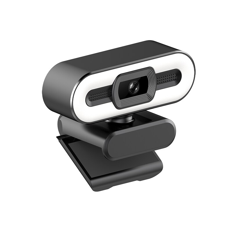 360° Rotatable 1080P HD Webcam With Fill Light Laptop Web Camera Auto Focus PC Computer Camera With Microphone For Mac Windows