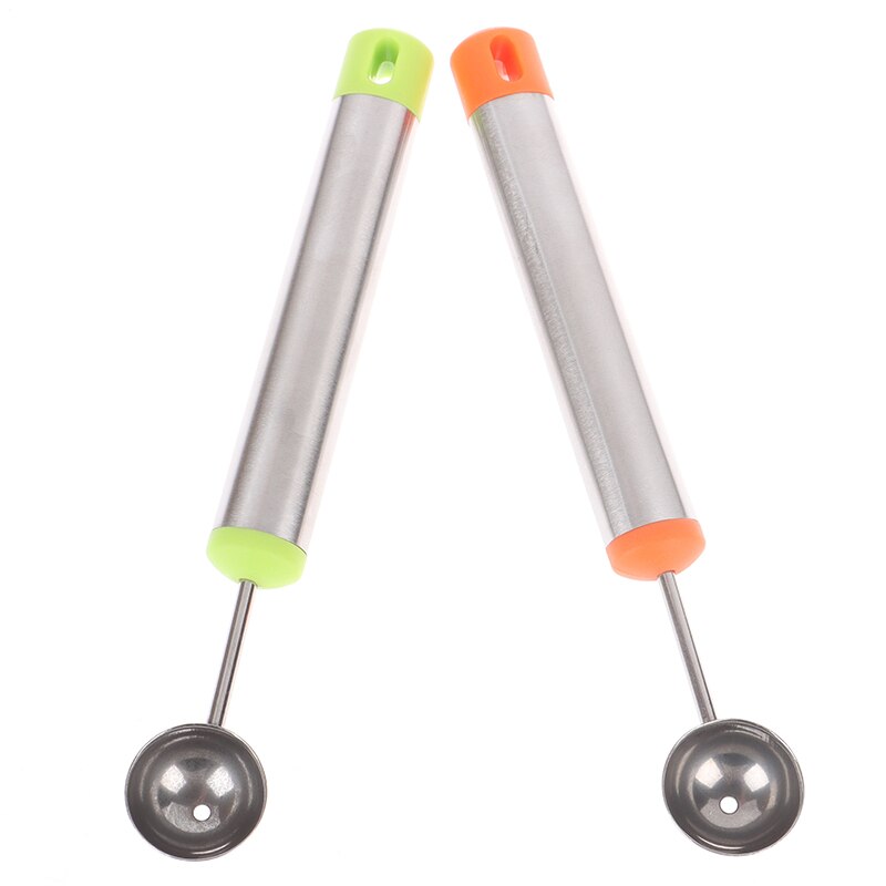 1PC Ice Cream Dig Ball Spoon Baller of Varied Cold Dishes Tool Watermelon Melon Fruit Spoon Wood Spoon Coffee Spoon