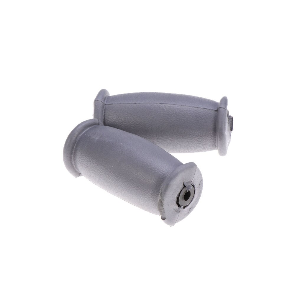 Een Paar Rubberen Kruk Hand Grip Sterke Krukken Handvat Vervangingen Krukken Accessoires (Grijs): Grey