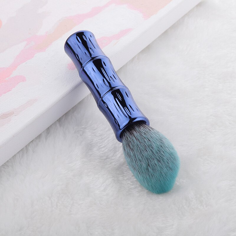 Fld 1 stuks make-up blush kwast poeder sculpting gezichtskwast cosmetische tools kit make-up kwast: Blauw
