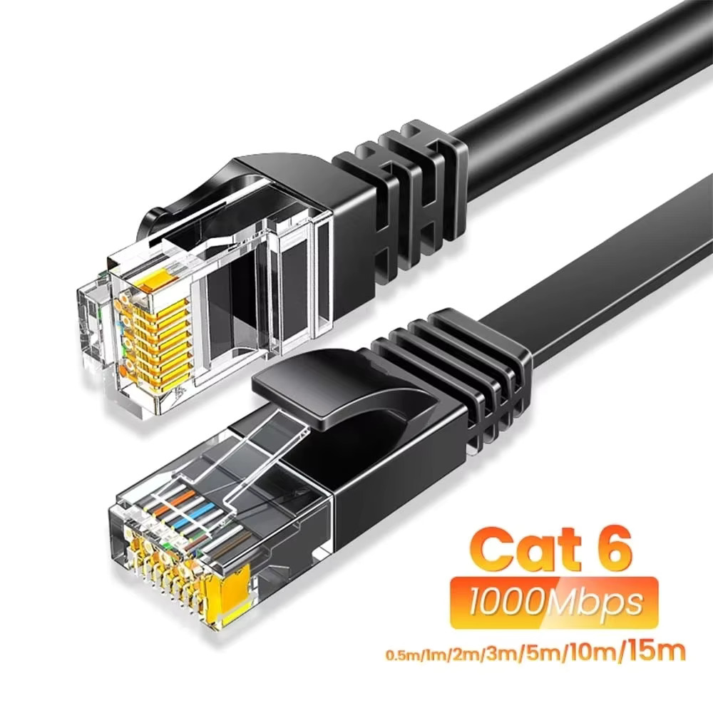 Cable Ethernet Cat6 Lan Cable UTP RJ45 Cable de conexión de red 10m 50m para PS PC Internet módem enrutador Cat 6 Cable Ethernet