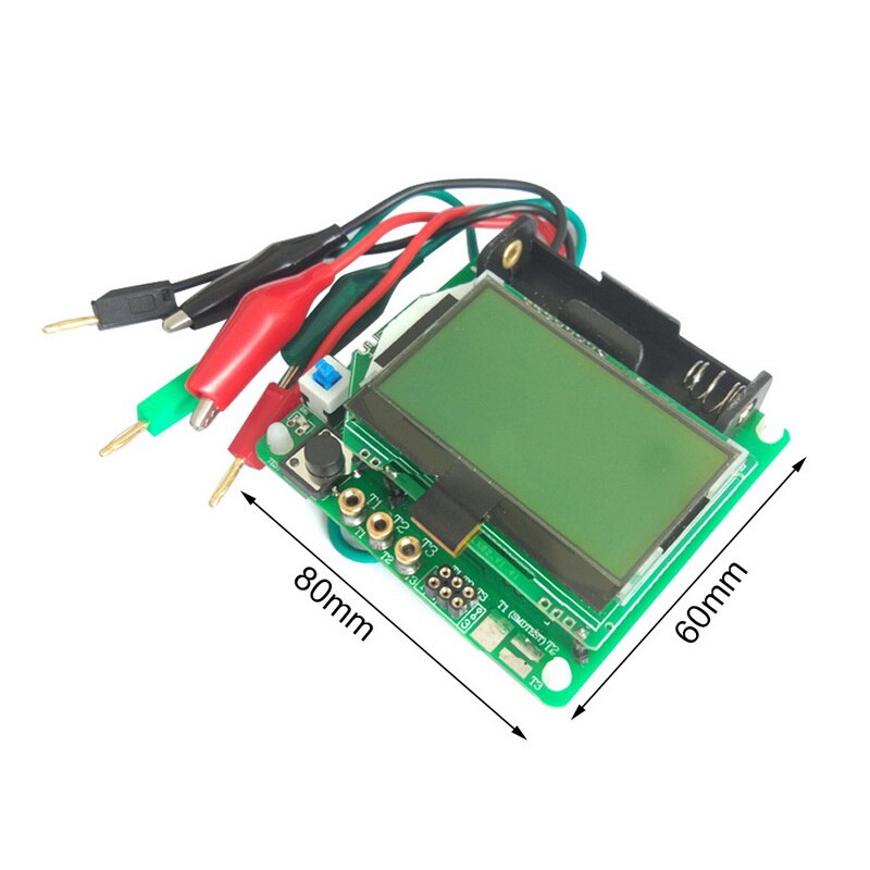 Multi-purpose Transistor Tester 128*160 Diode Thyristor Capacitance Resistor Inductance MOSFET ESR LCR Meter TFT Color Display