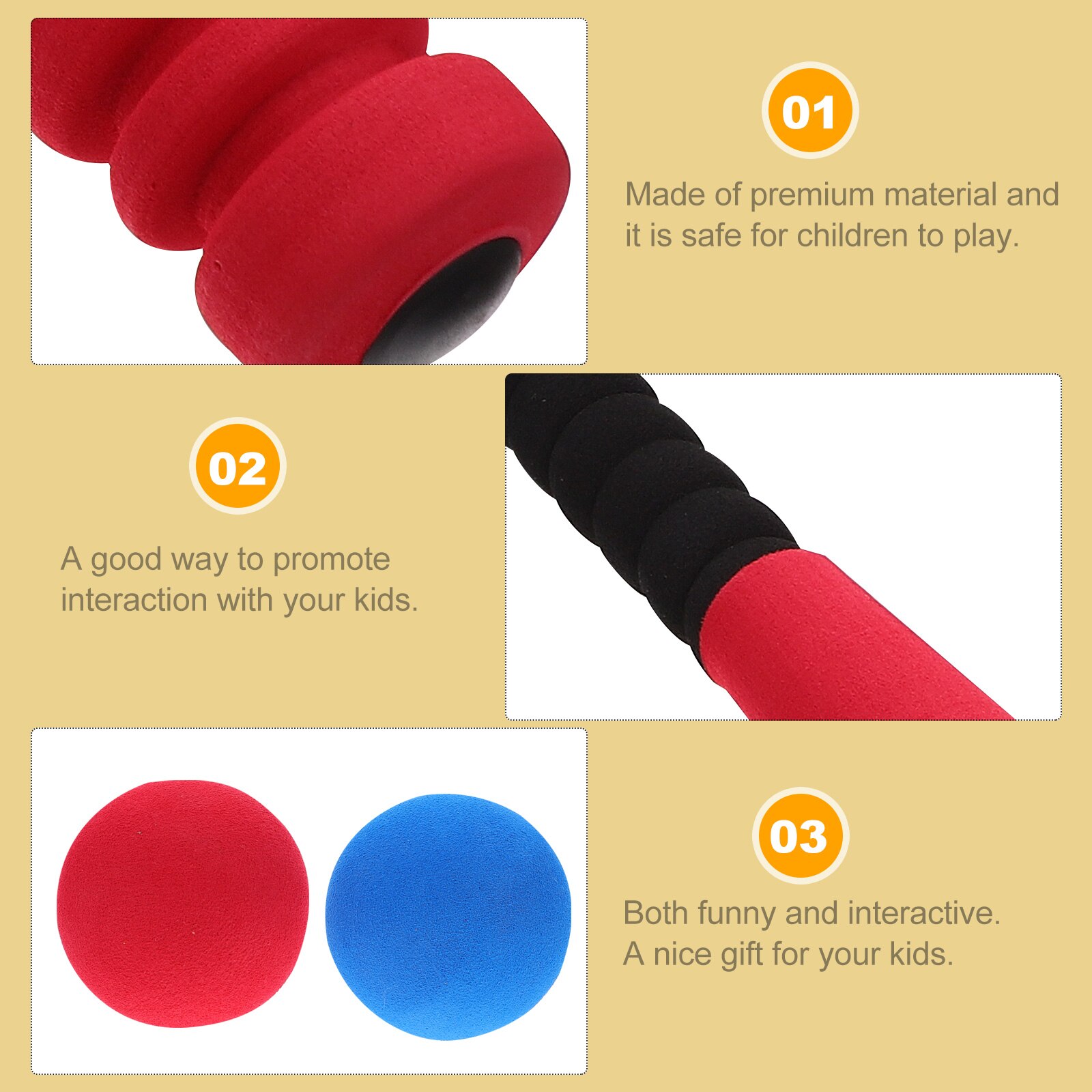 1 Set Baseball Bat Super Safe Kids Baseball Bat Children Baseball