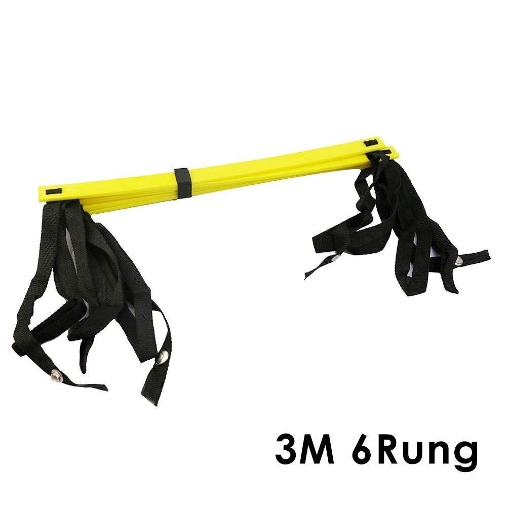 Training Ladders Agility Speed Ladder Stairs Nylon Straps Agility Soccer Football Soccer Football Speed Ladder Fitness Equipment: 3M 6Rung
