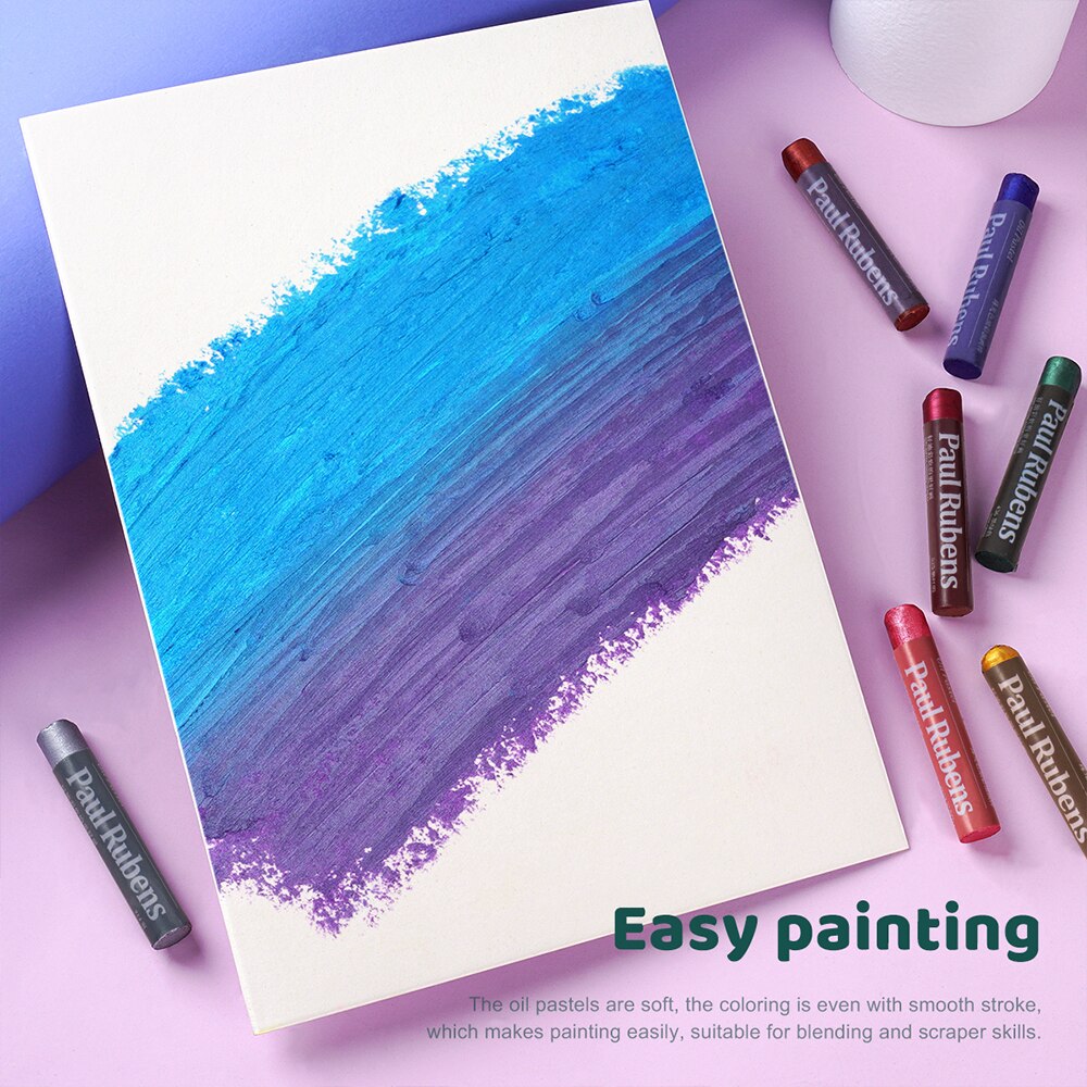 Originele Paul Rubens 26 Glitter Kleuren Olie Pastel Geschikt Voor Kunstenaars Beginners Studenten Kids