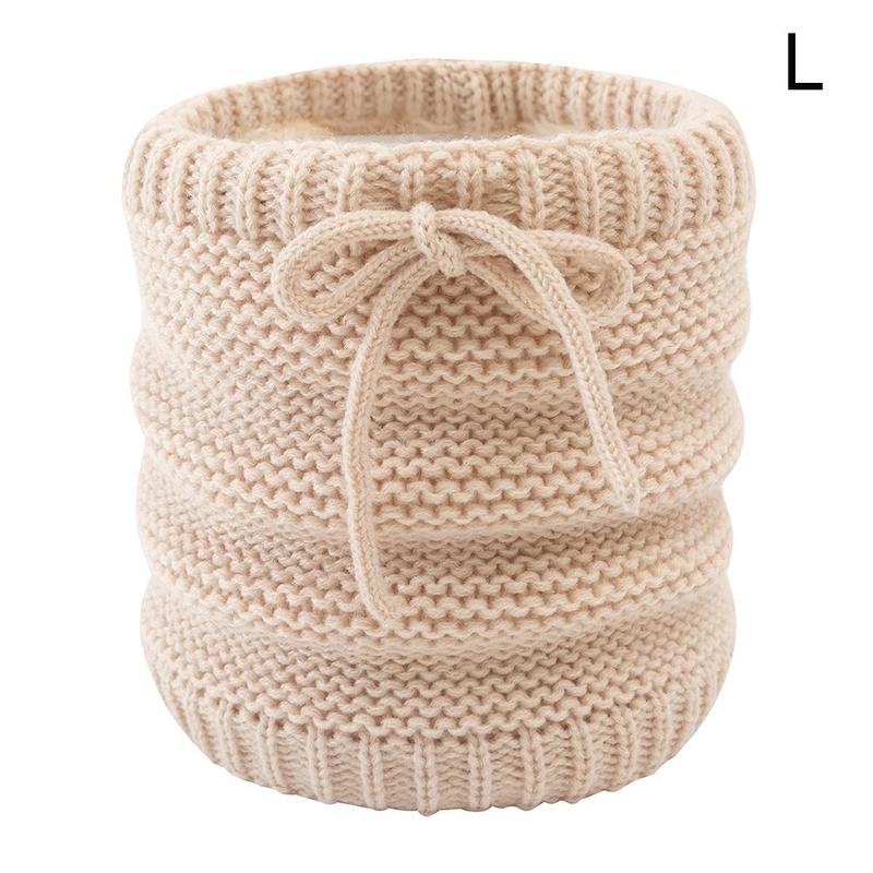 Winter Bib Warm Scarf For Knitted Solid Color Cotton Women Scarf Neck Scarves Comfortable Soft High Knitting Qualit O0Y2: L