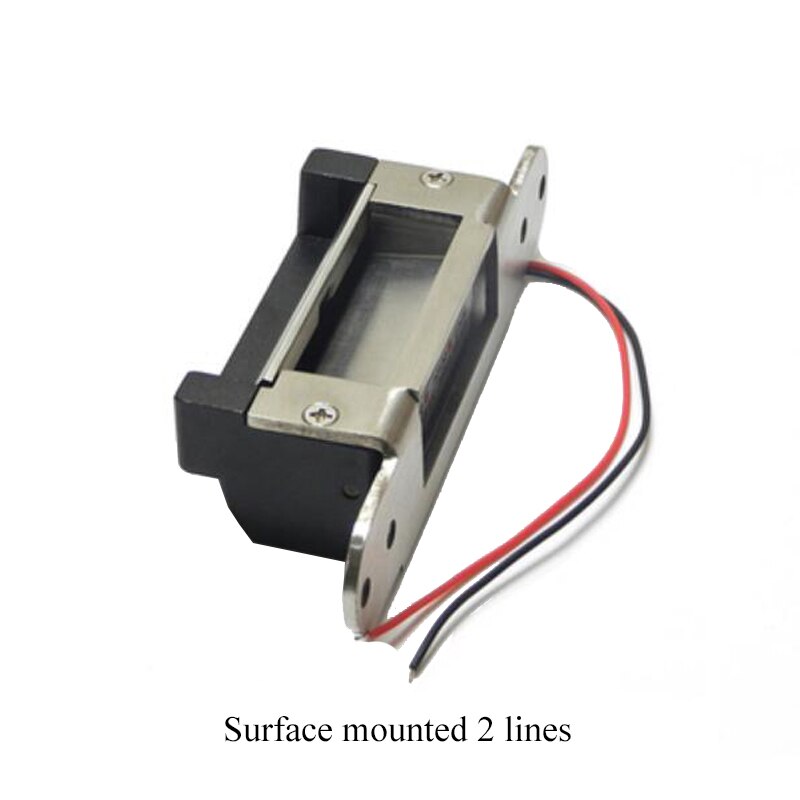 ANSI US Standard Heavy Duty Electric Strike lock fail safe or fail secure adjustable 400kg holding force: Type B 2 lines