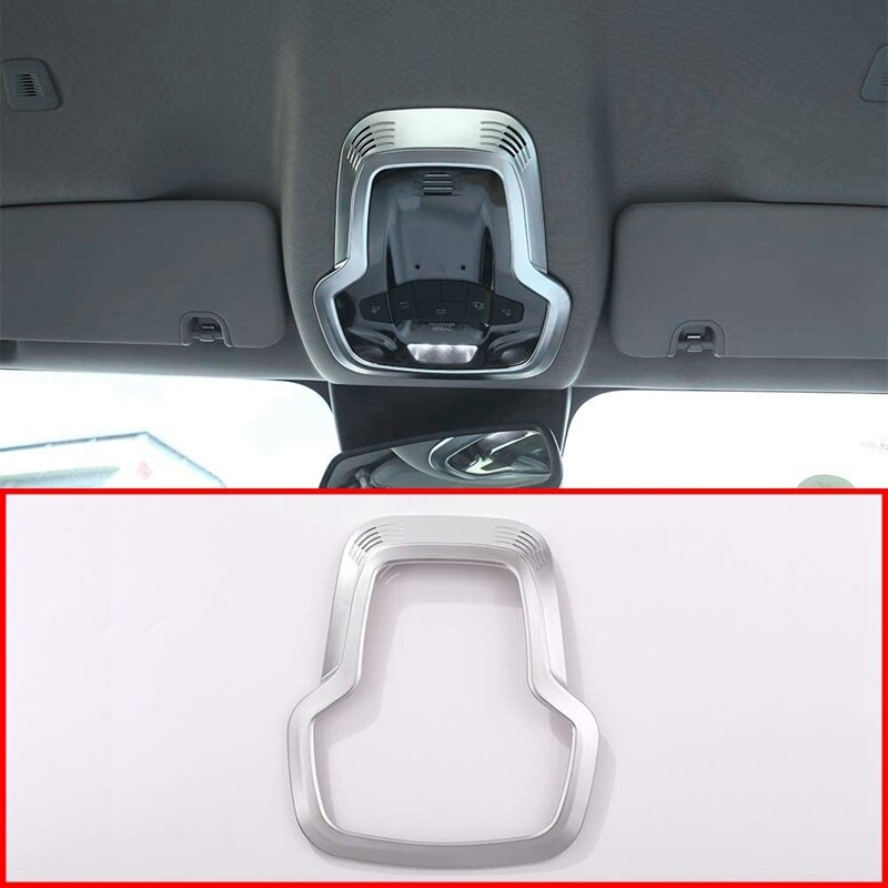 Lámpara de lectura frontal Interior para techo, moldura de cubierta de marco, accesorios para Alfa Romeo Giulia Stelvio