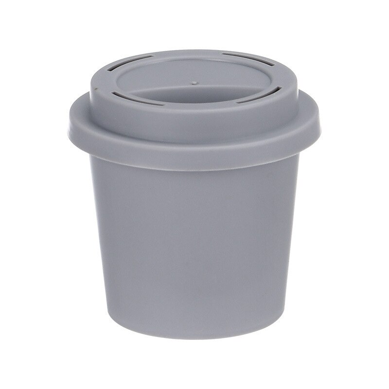 Puff Holder Empty Coffee Cup Sponge Stand Storage Rack Beauty Dust-proof Makeup Puff Display Makeup Tools Storage Rack: grey